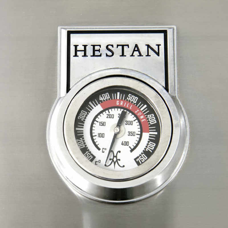Hestan Gas Grill | Temperature Gauge on Grill Hood
