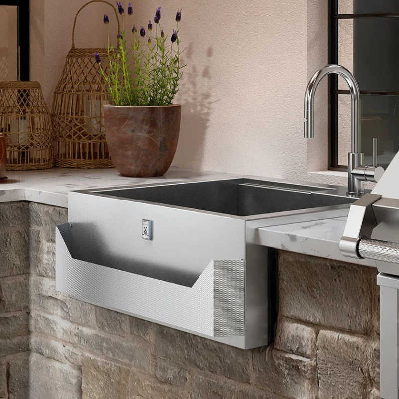 Hestan 30-Inch Outdoor Sink | 304 Stainless Steel