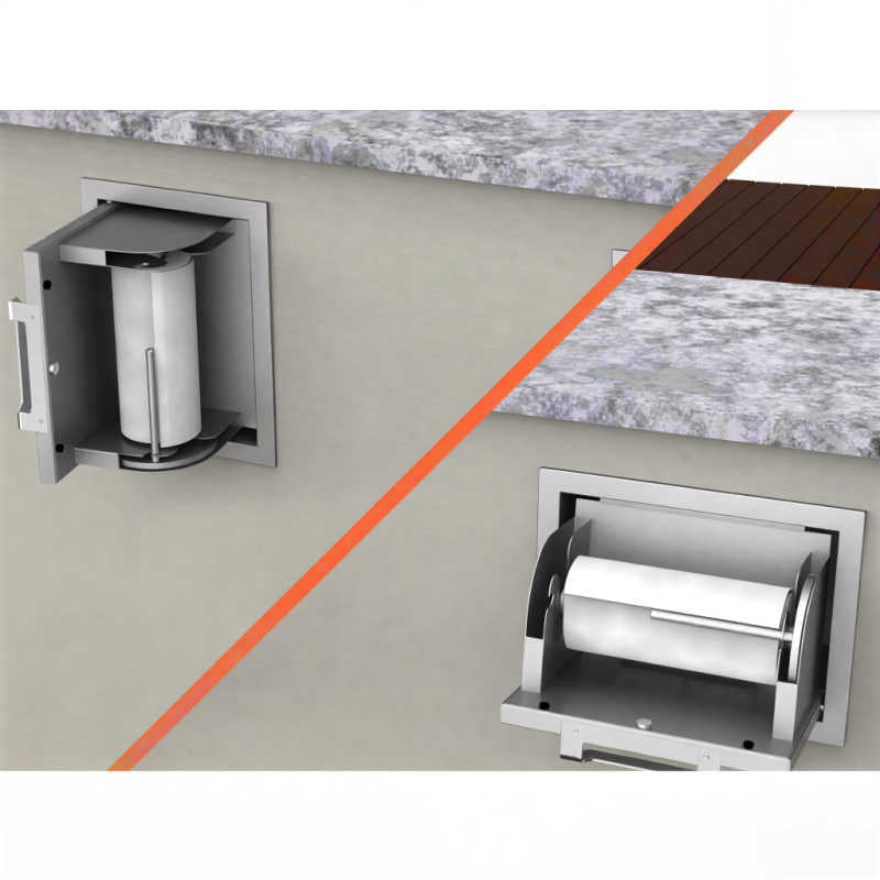 Hestan 16-Inch Paper Towel Dispenser | Mounting Options