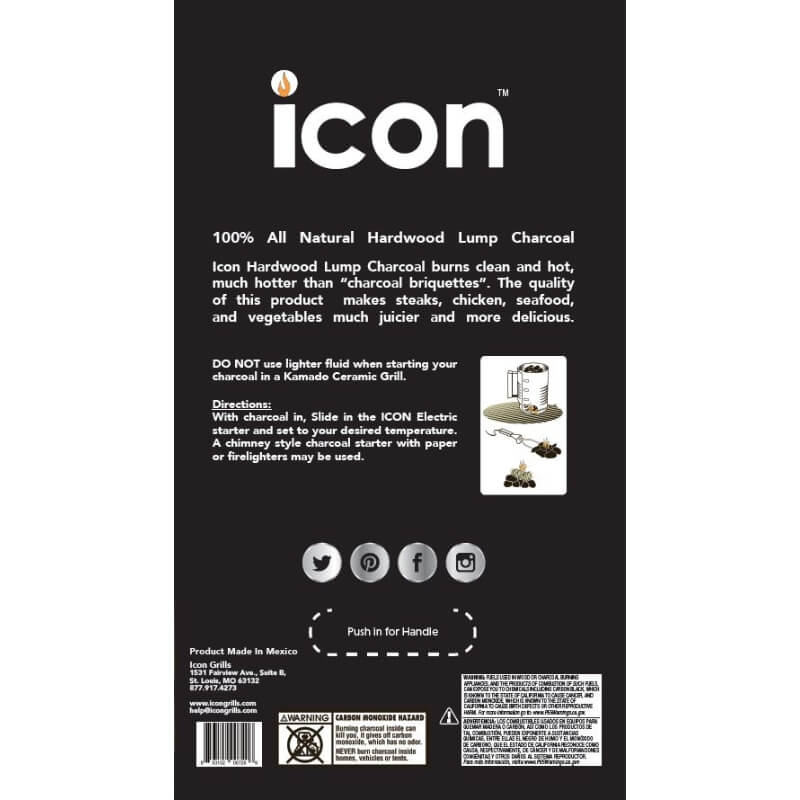 Icon Hardwood Lump Charcoal 20 lb. Box