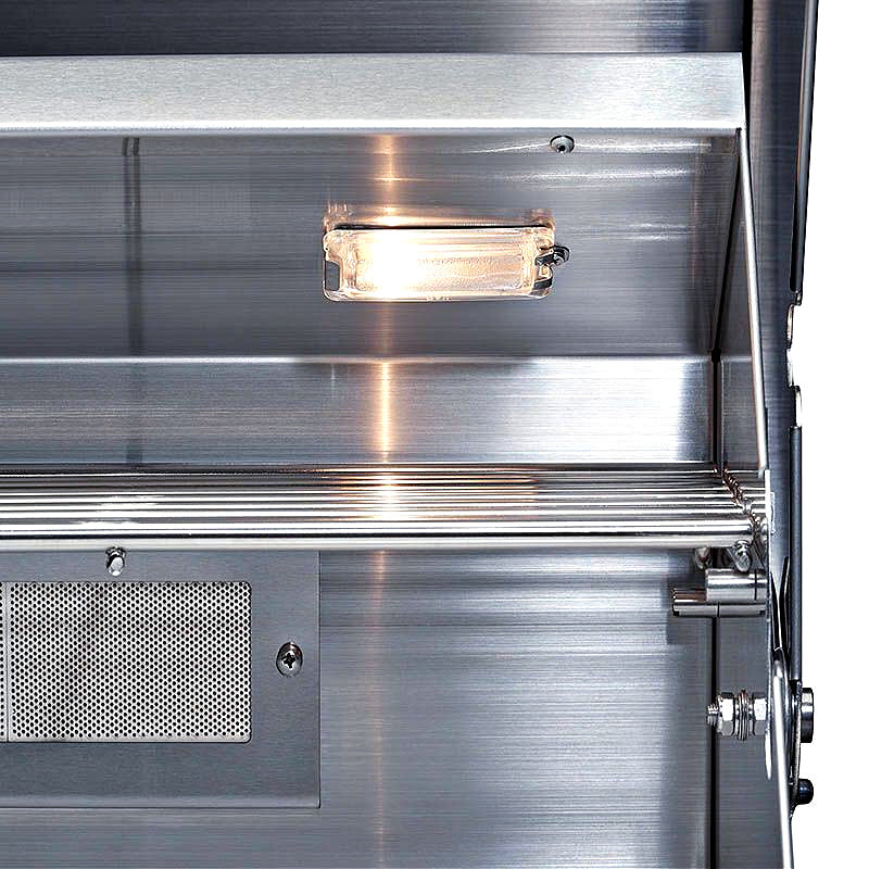 Broilmaster 26" Stainless Freestanding Gas Grill with internal lights