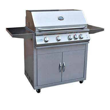 KoKoMo Grills 32" 4 Burner Professional Freestanding Grill with 304-grade stainless steel 