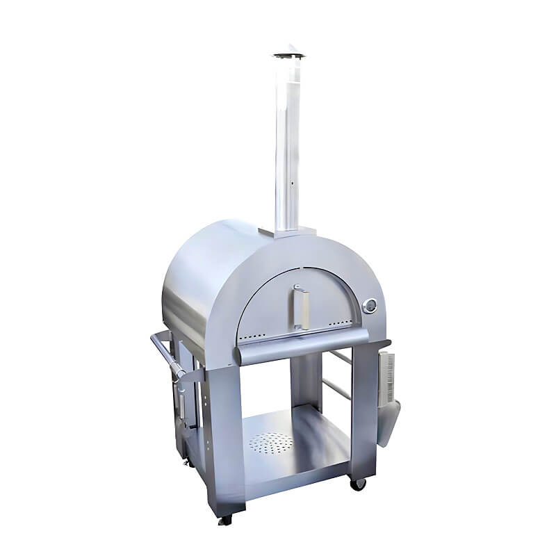 KoKoMo Grills 32 Inch Wood Fired Stainless Steel Pizza Oven