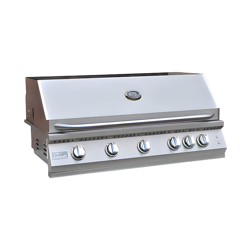 Kokomo Grills 5 Burner Griddle Combo Drawer Fridge Outdoor Kitchen | Kokomo Grills Pro 40-Inch Gas Grill