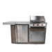 Kokomo Grills Mini Maui 6 Ft BBQ Island with Square Bar Top