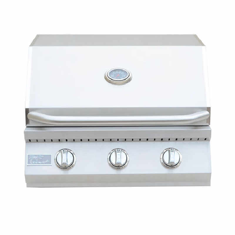 Kokomo Grills 26 Inch 3 Burner Built In Gas Grill | 304 Stainless Steel Handle