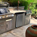 Kokomo Grills 4.6 Cu. Ft. Outdoor Rated Pro Built Refrigerator | Shown in Outdoor Kitchen