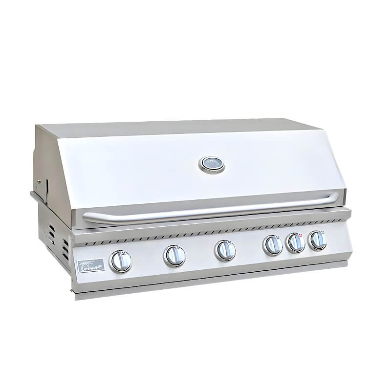 KoKoMo Grills 40 Inch 5 Burner with Backburner Built In Grill