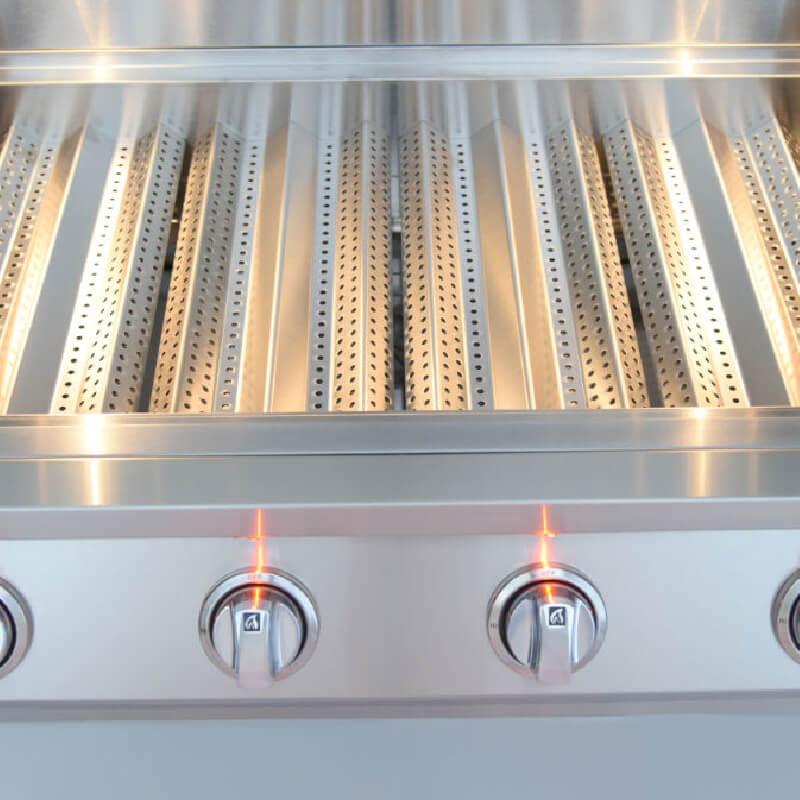 Kokomo Grills Elite 32 Inch 4 Burner Gas Grill | Stainless Steel Flame Tamers