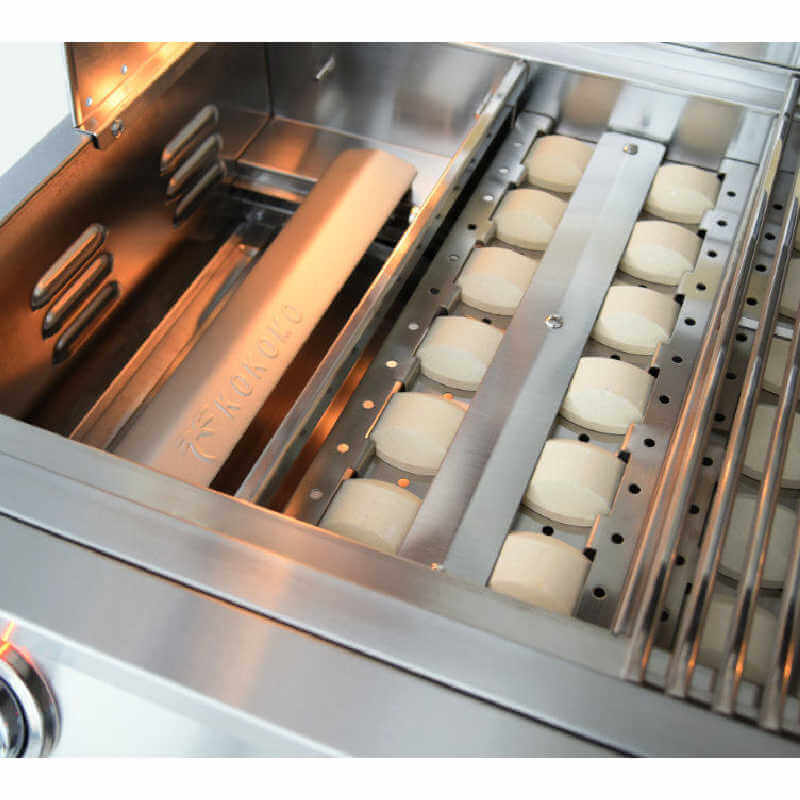 Kokomo Grills Professional 32 Inch Gas Grill | Cast Stainless Steel Burners