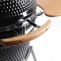 Fireproof Felt Seals With Finished Wood Handles & Side Shelves