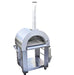 KoKoMo Grills 32 Inch Wood Fired Stainless Steel Pizza Oven with stainless steel construction