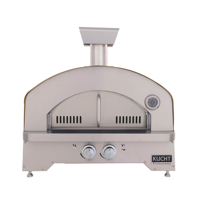 Kucht Napoli Countertop Gas Pizza Oven | Stainless Steel Door