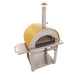 Kucht Venice Yellow Wood-Fired Outdoor Pizza Oven w/ Cart