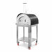 La Piazza Piccolo 33-Inch Pizza Oven With Standard Cart | Black