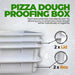 La Piazza Pizza Dough Proofing Box | 2 Lids & 2 Containers