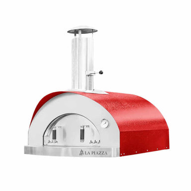 La Piazza Toscana Wood-Fired Pizza Oven | Red