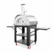 La Piazza Stainless Steel Toscana 40-Inch Pizza Oven w/ Premium Cart | Folding Side Shelves