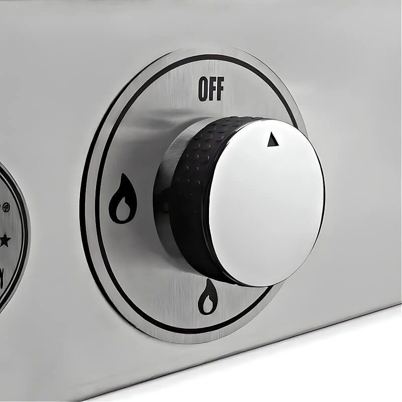 Le Griddle Ranch Hand Griddle | Precision Gas Control Knobs