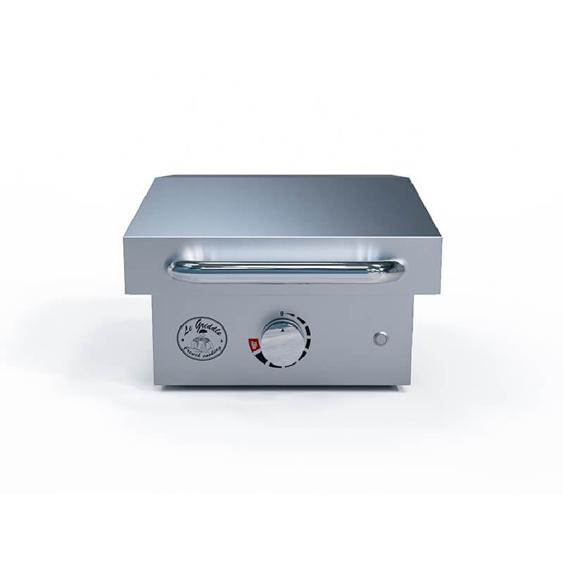 Le Griddle 16 Inch Wee Electric Griddle | 304 Stainless Steel Hinged Lid