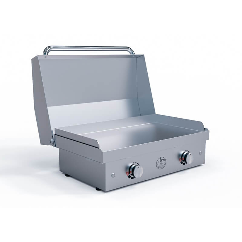 Le Griddle Ranch Hand Electric Griddle | Lid Open