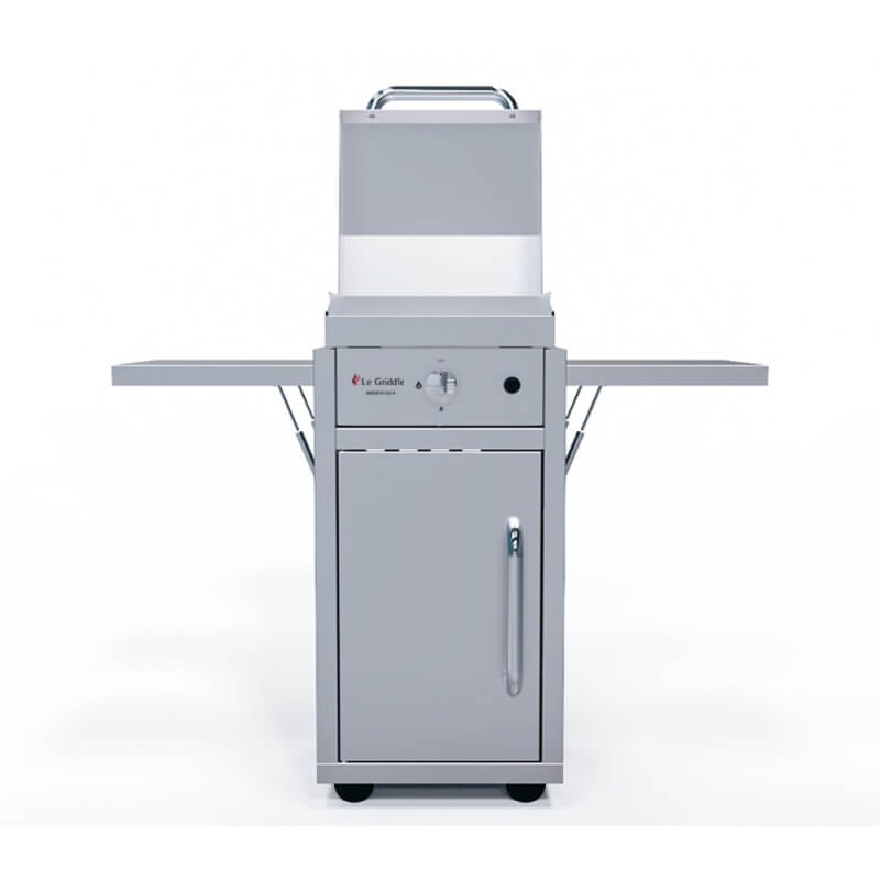 Le Griddle 16 Inch Wee Gas Griddle With Cart | Stainless Steel Lid Upgrade