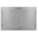 Lion 33-Inch Stainless Steel Double Access Door with Towel Rack