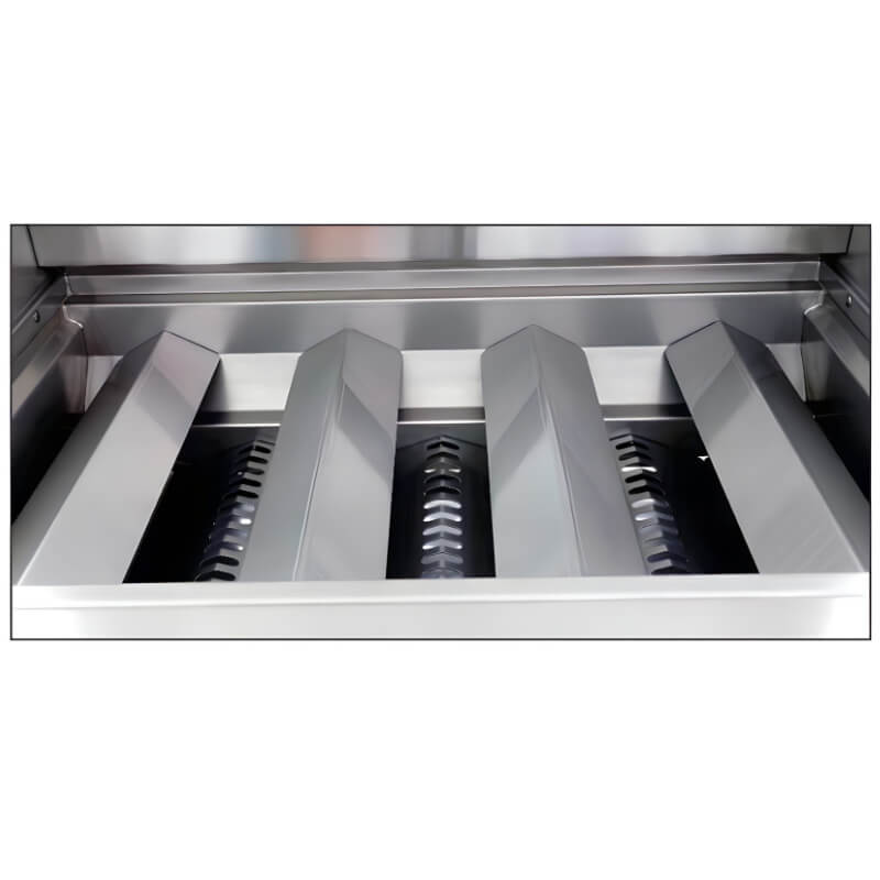 Lion L60000 32-Inch 4-Burner Stainless Steel Built-In Grill | 4 Cast Stainless Steel  Burners