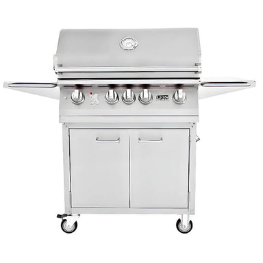 Lion L75000 32-Inch 4-Burner Stainless Steel Freestanding Grill