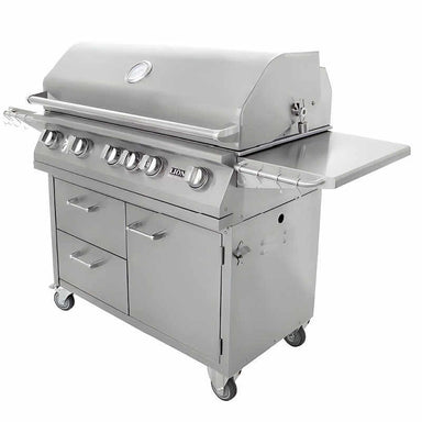 Lion L90000 40-Inch 5-Burner Stainless Steel Freestanding Grill | 16-Gauge 304 Stainless Steel Construction