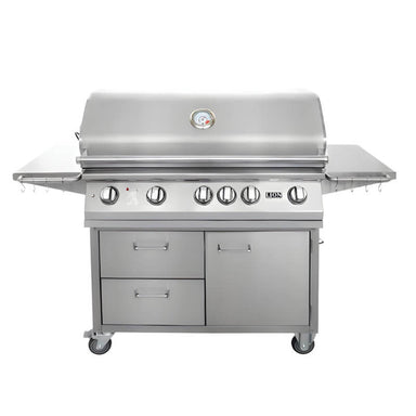 Lion L90000 40-Inch 5-Burner Stainless Steel Freestanding Grill