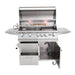 Lion L90000 40-Inch 5-Burner Stainless Steel Freestanding Grill | Grill Cart w/ Double Drawer & Single Access Door