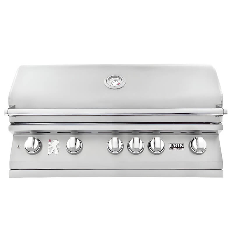 Lion Quality Q BBQ Island: L90000 $0-Inch 5 Burner Gas Grill 