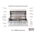 Lion Quality Q BBQ Island: L90000 $0-Inch 5 Burner Gas Grill | Features