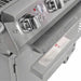 Lion Sensational Q BBQ Island: L75000 32-Inch 4-Burner Gas Grill | Grease Tray