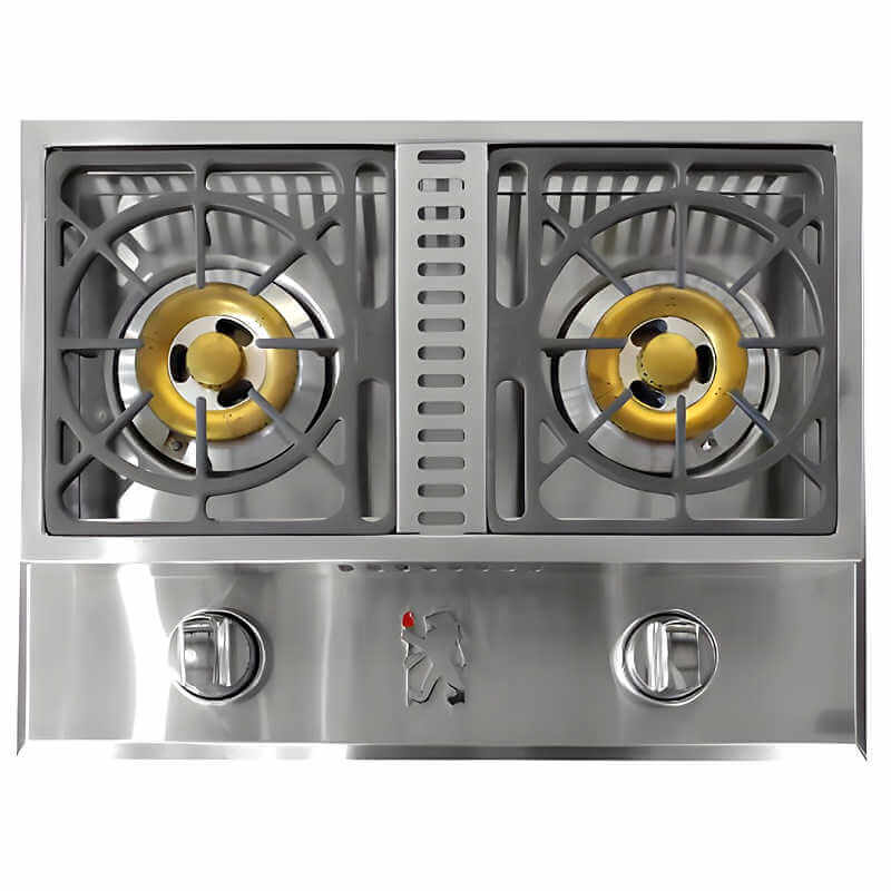 Lion Stainless Steel Drop-In Double Side Burner | Brass Burners