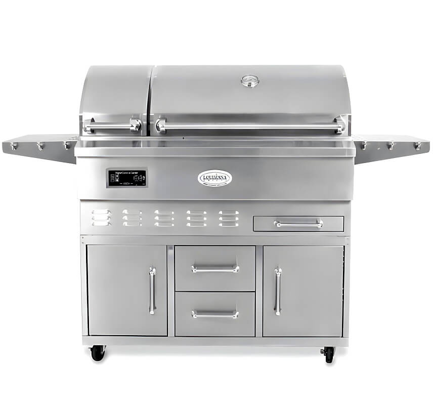 Louisiana Grills Estate Series Pellet Grill | Deluxe Grill Cart