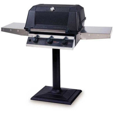MHP Tri-Burn W3G4DD Gas Grill With SearMagic Grids On Bolt Down Post