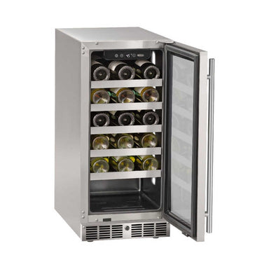 Marvel Essential 15-Inch Glass Door Wine Refrigerator | Interior Wine Racks