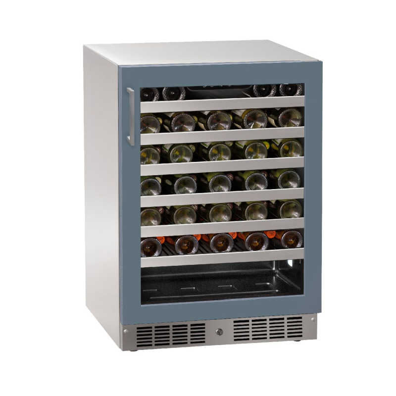 Marvel Essential 24-Inch Panel-Ready Glass Door Wine Refrigerator with Lock