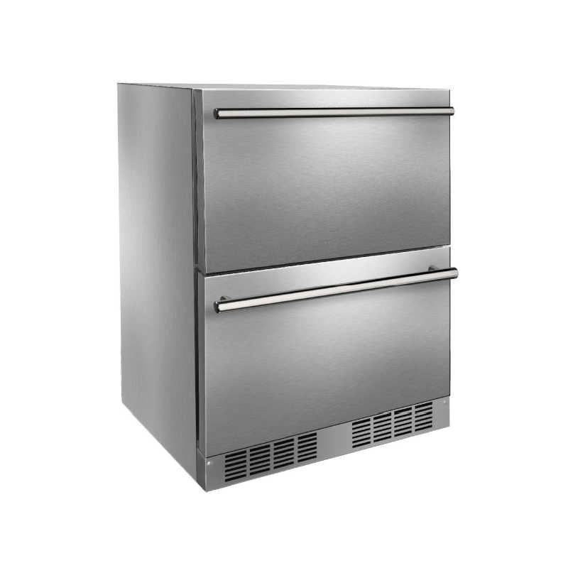 Marvel Essential 24-Inch Stainless Steel Drawer Outdoor Refrigerator