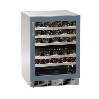 Marvel Essential 24-Inch Panel-Ready Glass Door Dual Zone Wine Refrigerator with Lock