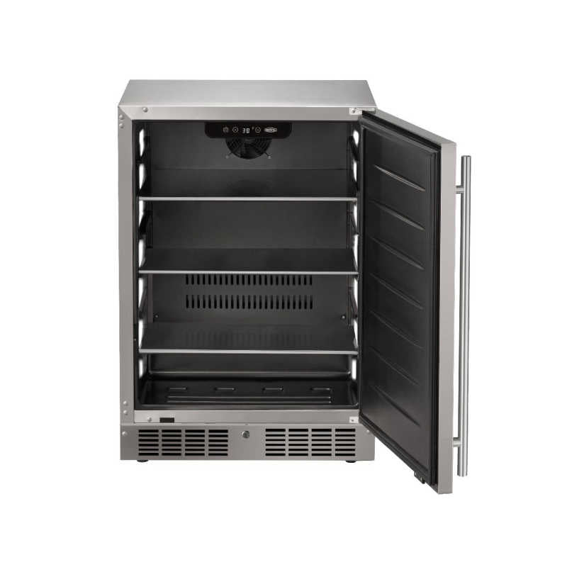 Marvel Essential 24-Inch Outdoor Refrigerator | Glass Shelves