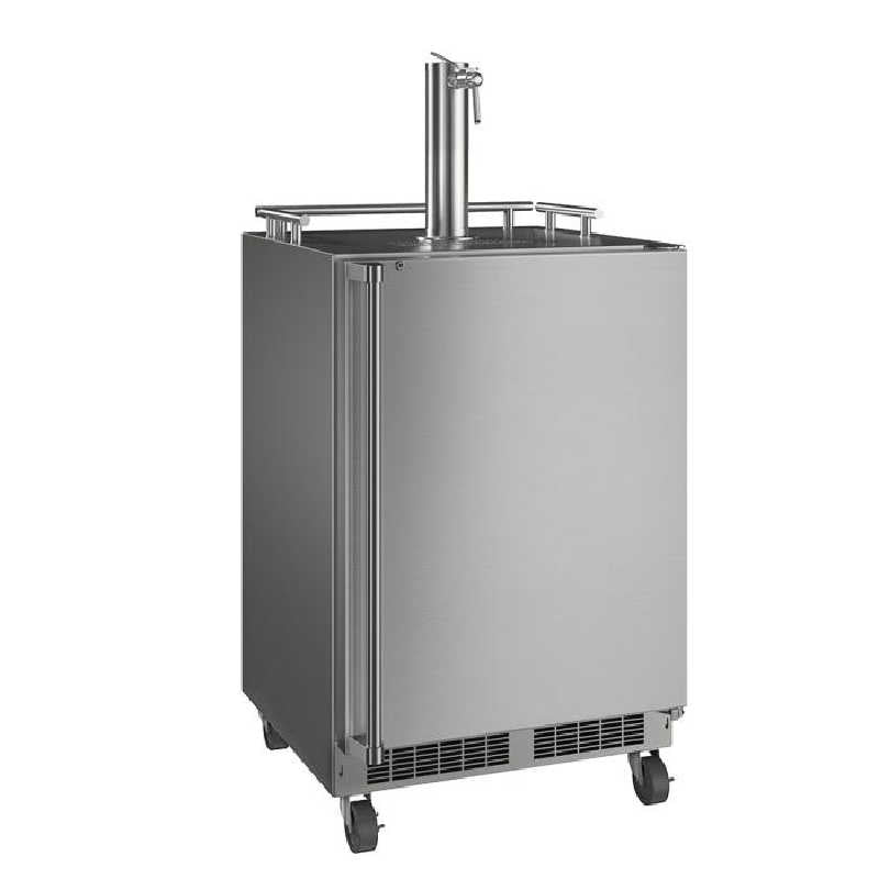 Marvel 24-Inch 5.7 Cu. Ft. Outdoor Mobile Dispenser With Single wine & Beverage Tap