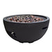 Modeno Jefferson Dark Gray Concrete Fire Bowl 