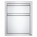 Napoleon 18 Inch Double Drawer | Stainless Steel