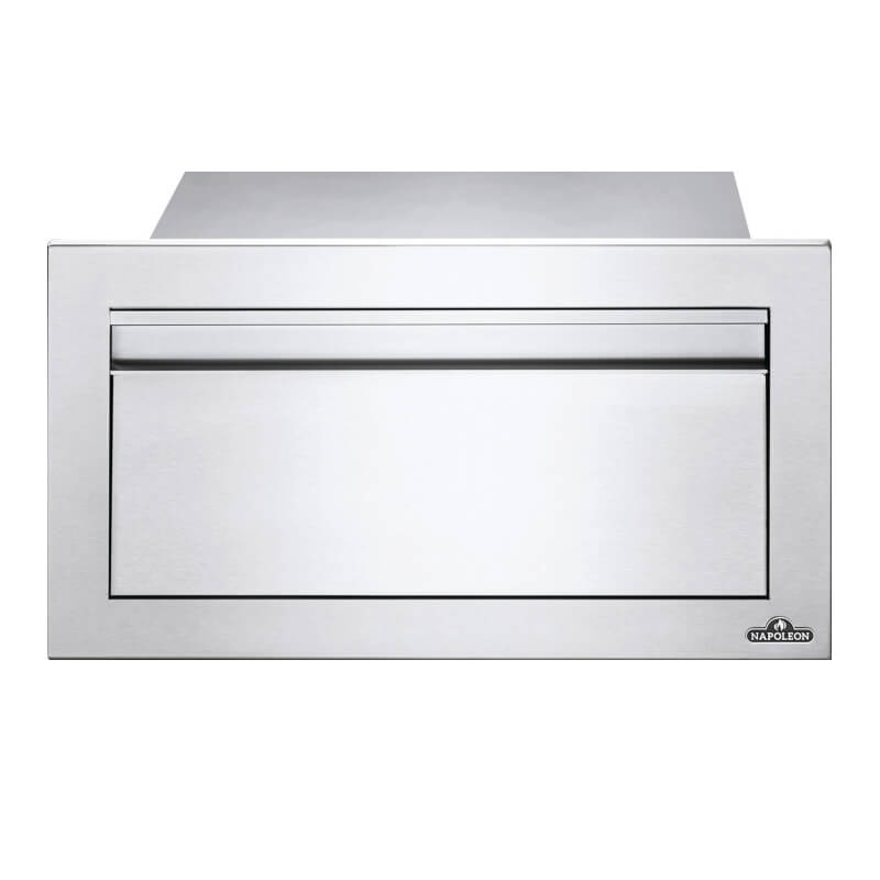 Napoleon 18 x 8 Inch Single Drawer | Stainless Steel Construction