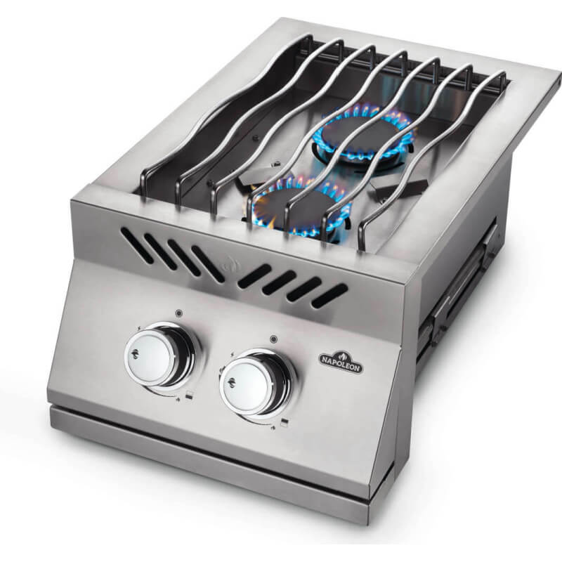 Napoleon Built-In 500 Series Double Side Burner | JetFire Ignition