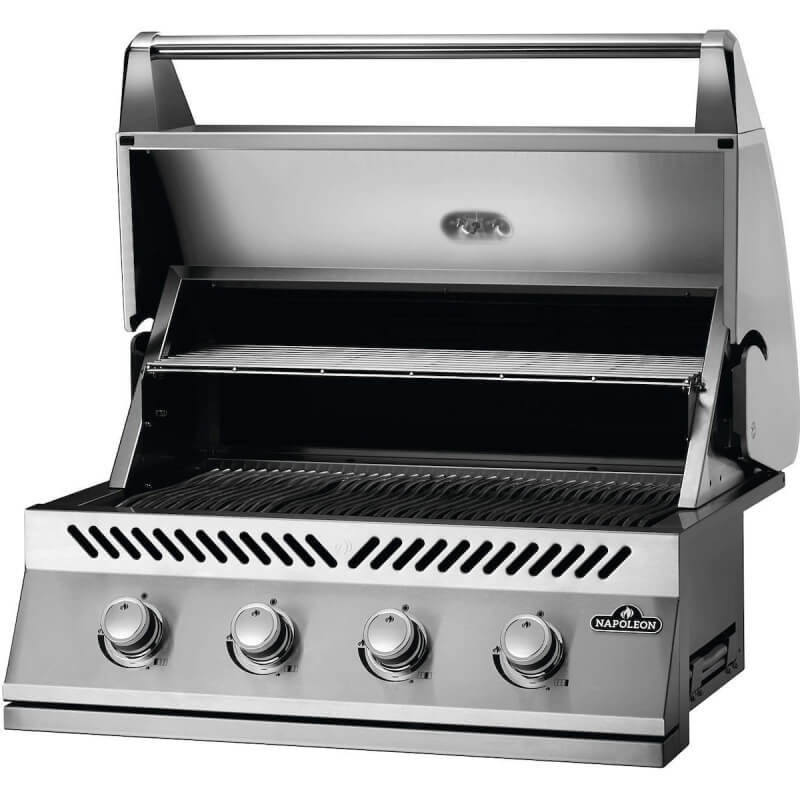 Napoleon 500 Series Grill | 90 Degree Hood Opening
