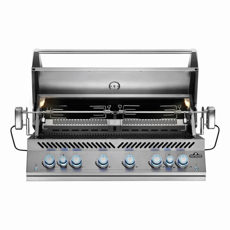 Napoleon 700 Series 6-Burner 44-Inch Built-In Gas Grill | Rotisserie Backburner